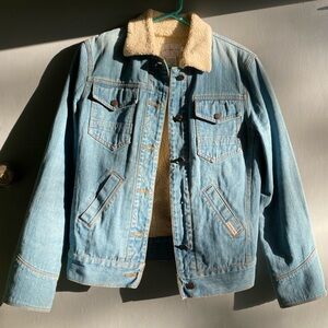Calvin Klein Sherpa Lined Denim Jacket